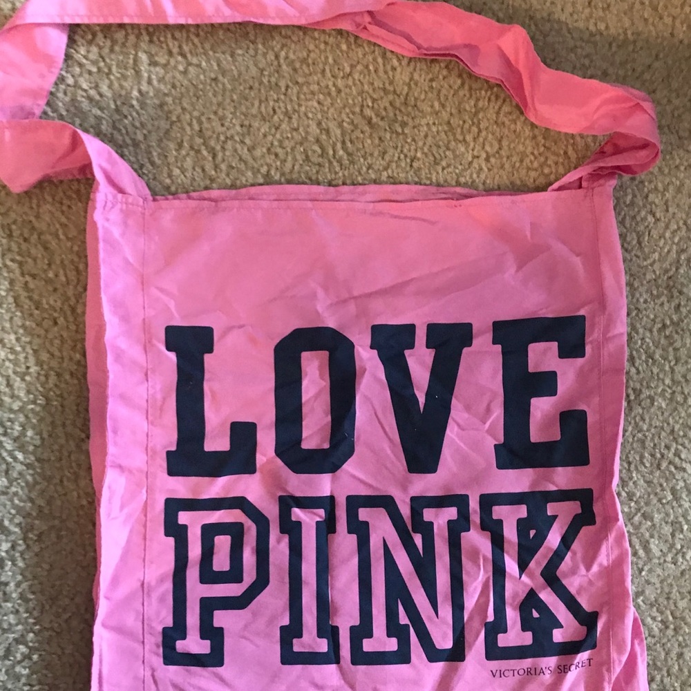 Pink bag long strap